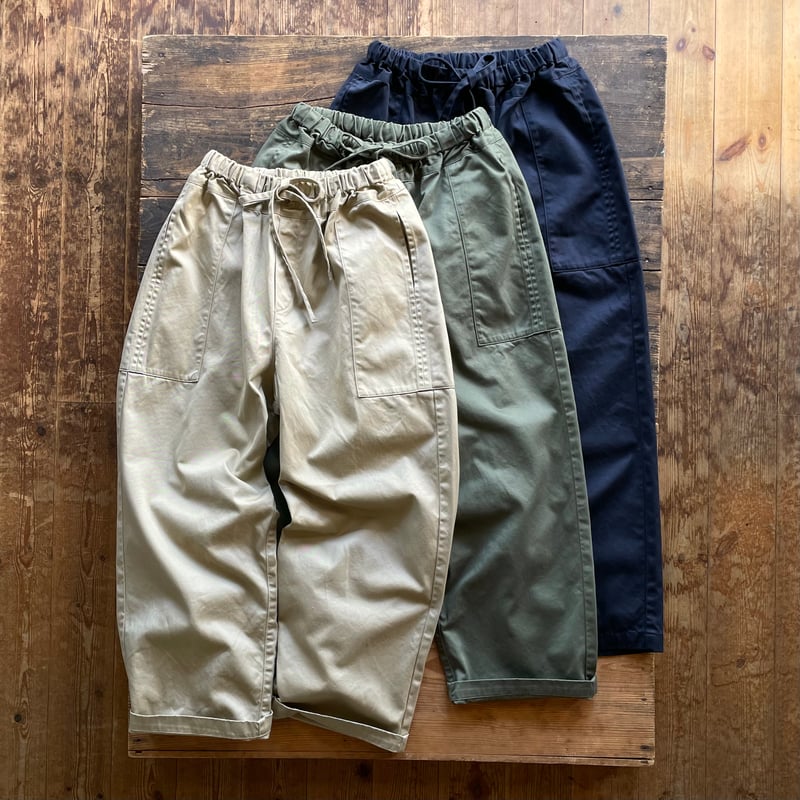 homspun 高密度ウェポンギャザーパンツ | SEEP STORE