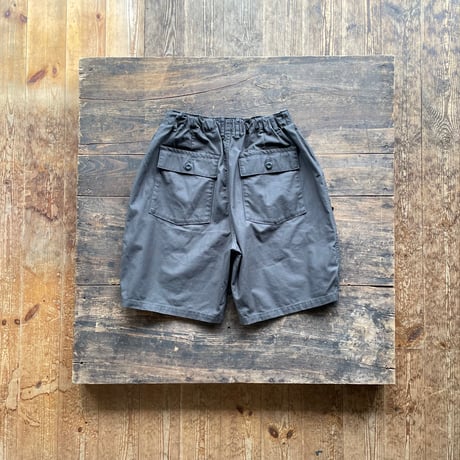 SEEP Cotton Twill Side-tuck Baker Short Pants