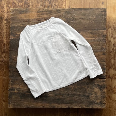 SEEP Lady's Gauze Raglan Long Sleeve B-Neck Sht.
