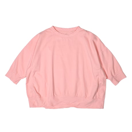 SEEP Gauze Cocoon 3/4Sleeve Crew Neck Sht.