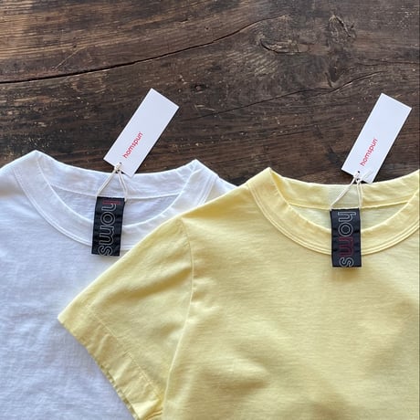 homspun 30/1 天竺 半袖Ｔシャツ