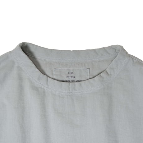 SEEP Gauze Cocoon 3/4Sleeve Crew Neck Sht.