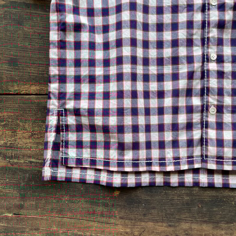 【新品・未使用】homspun ホームスパン 花柄 コットン半袖シャツ fit=scale-down,w=1200