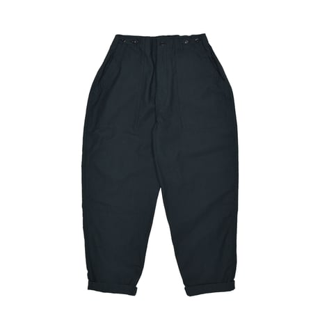 SEEP Cotton Twill Side-tuck Baker Pants