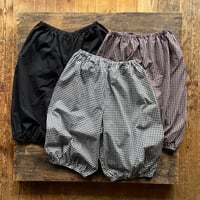 homspun 80/1ギンガム＆無地ハーフパンツ