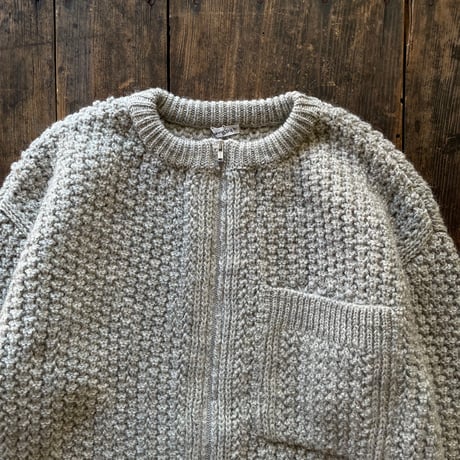 homspun シェットランド ZIP カーディガン