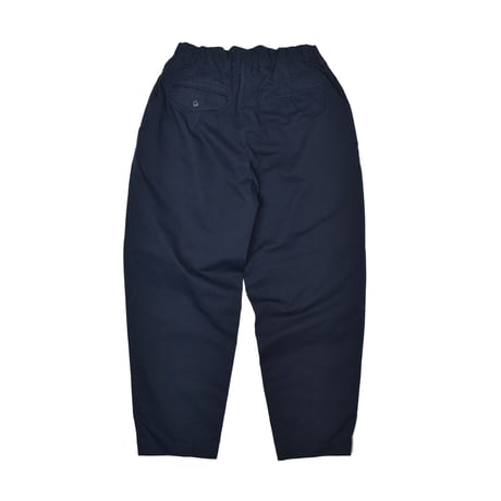 SEEP Cotton Twill Side-tuck Trousers