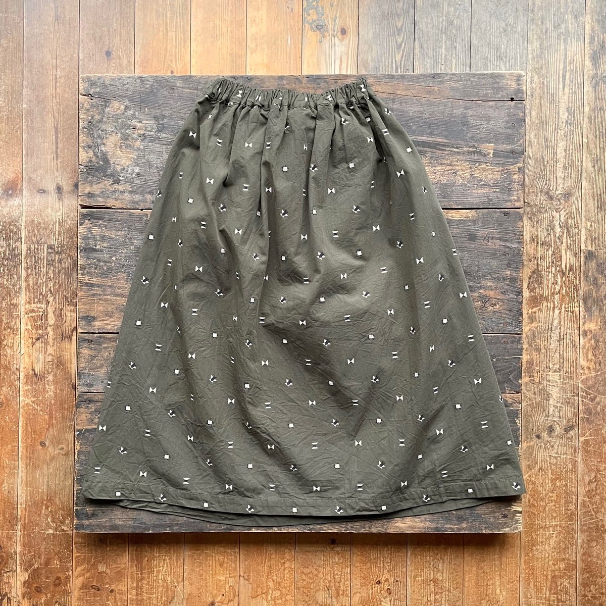 ♡ めむ 3/12 お取り置き ♡ homspun カットジャガード バックギャザースカート | SEEP STORE