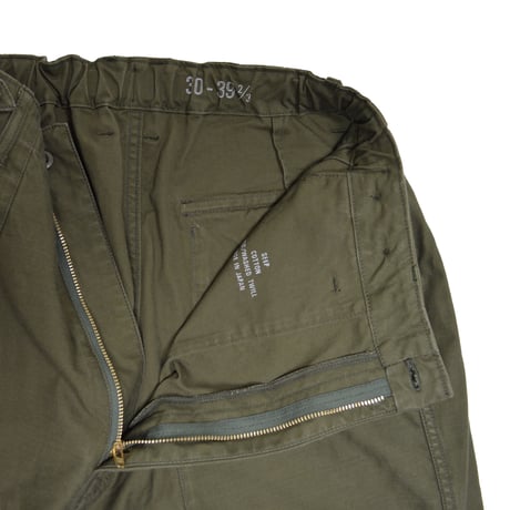 SEEP Cotton Twill Side-tuck Baker Pants