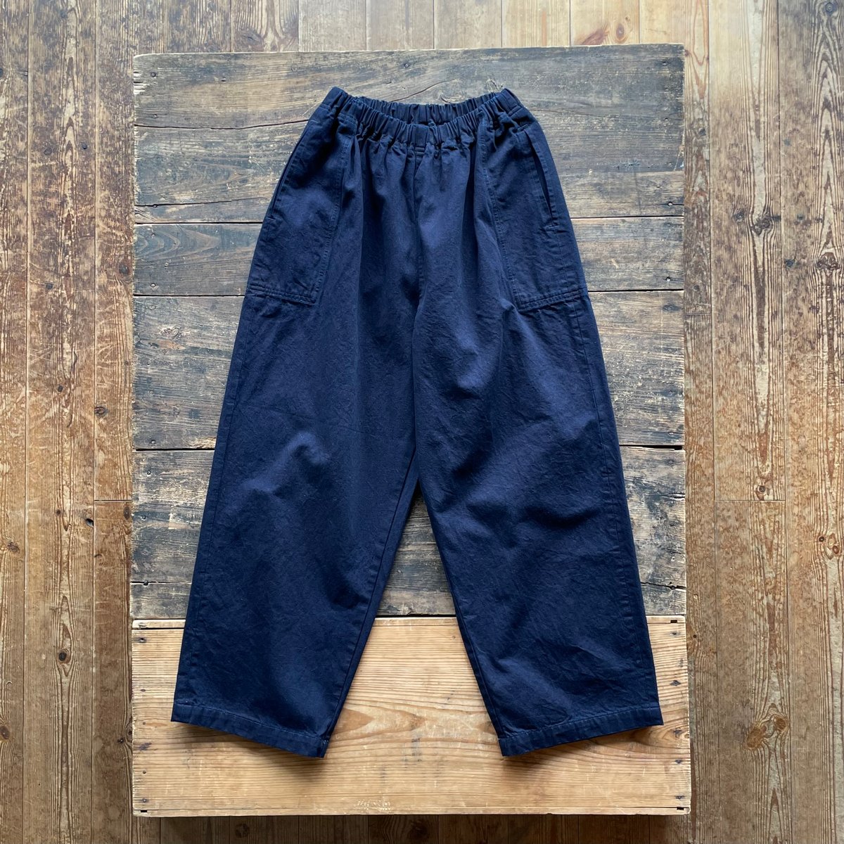 homspun 10oz デニム ギャザーパンツ | SEEP STORE