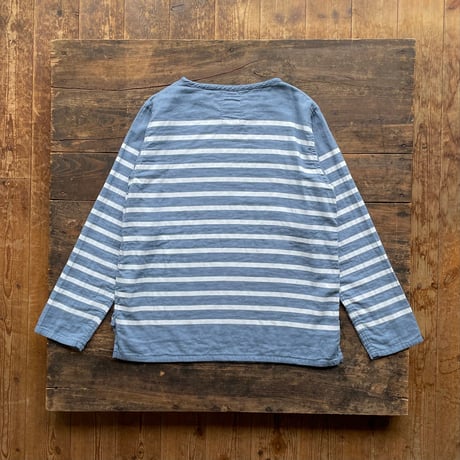 SEEP Men's  Gauze Border B-Neck Sht. Piece Dyed