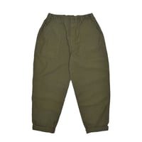 SEEP Cotton Twill Side-tuck Baker Pants