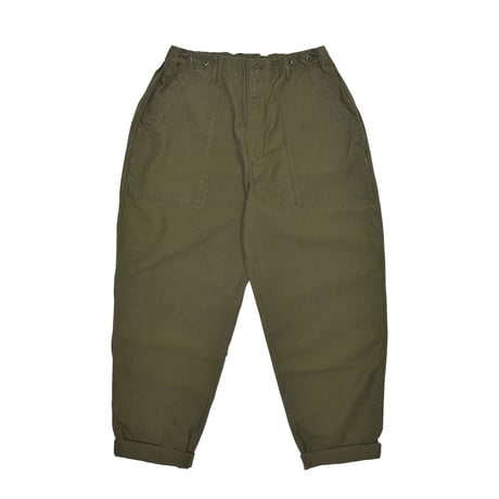 SEEP Cotton Twill Side-tuck Baker Pants