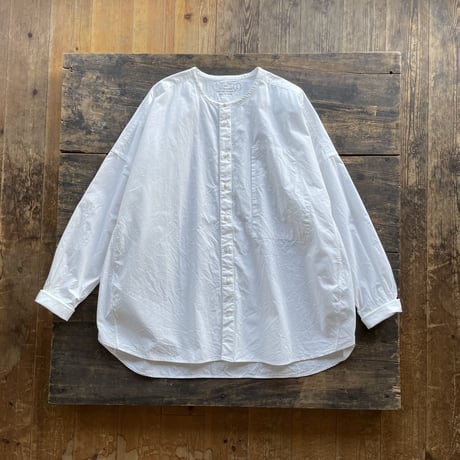 SEEP Cotton&Linen Dungaree Dolman No Collar Sht.