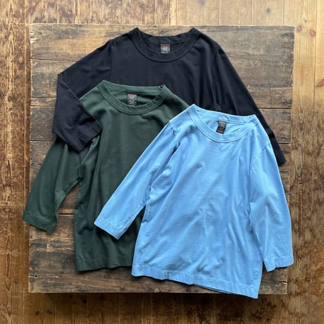 homspun 30/1 天竺 七分袖 Tシャツ