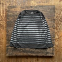SEEP Men's  Gauze Border B-Neck Sht. Piece Dyed