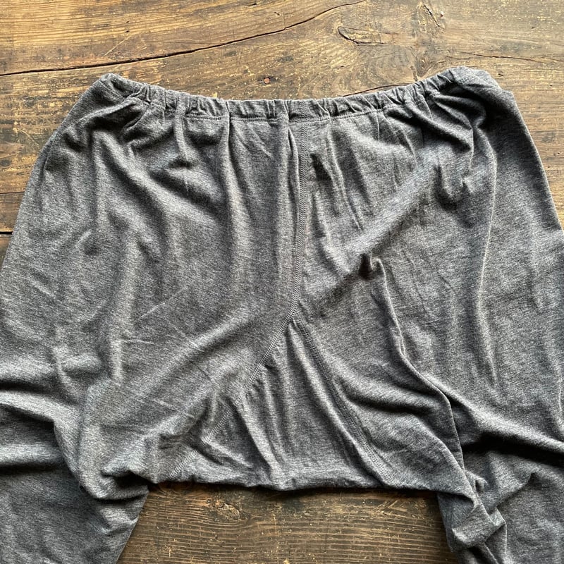 homspun 60/1 天竺 ロング丈サルエルパンツ | SEEP STORE