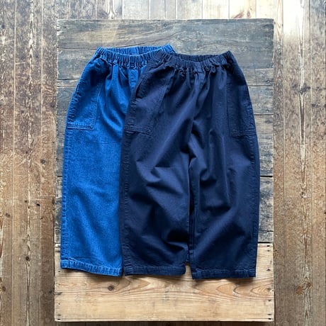 homspun  10oz デニム ギャザーパンツ