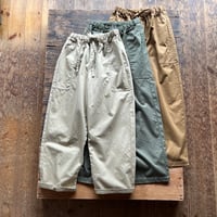 homspun   高密度ウェポンギャザーパンツ