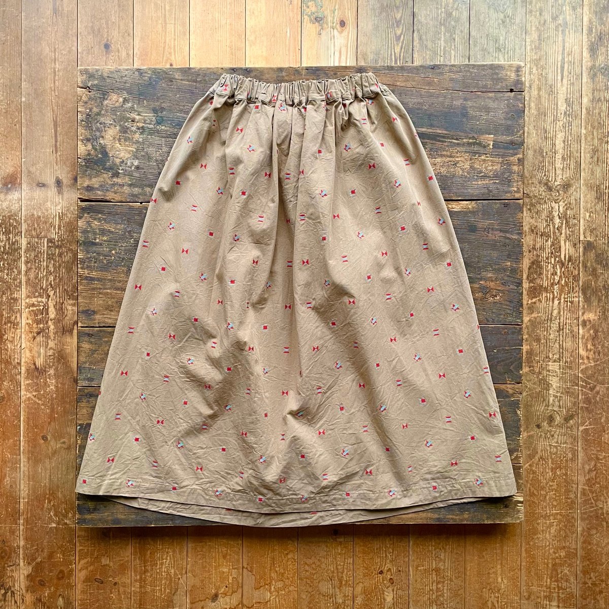 homspun カットジャガード バックギャザースカート | SEEP STORE