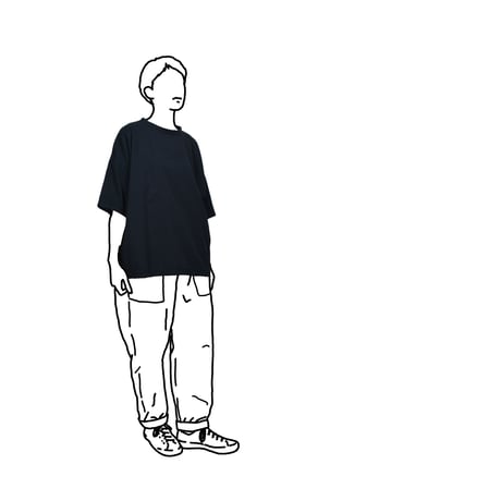 SEEP  Gauze Big Silhouette Short Sleeve T-Shts.