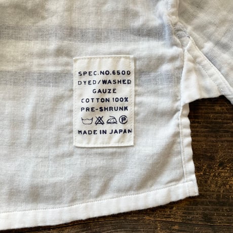 SEEP  Lady's Gauze Border V-Neck Sht.