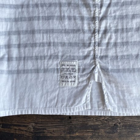 SEEP  Gauze Border BIG – BoatNeck Sht. Piece Dyed