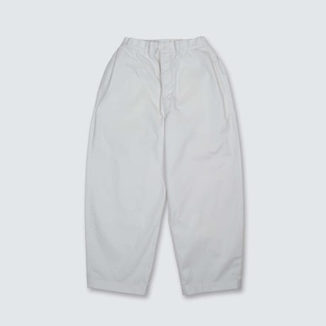 SEEP Cotton Twill Side-tuck Baggy Pants