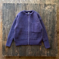 homspun シェットランド ZIP カーディガン