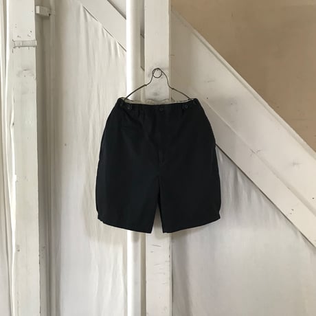 SEEP Cotton Twill Side-tuck Short Pants