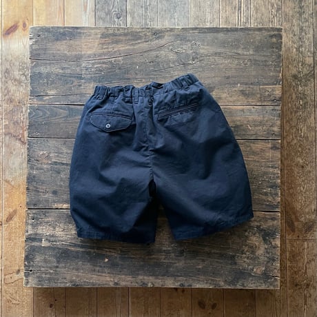 SEEP Cotton Twill Side-tuck Short Pants
