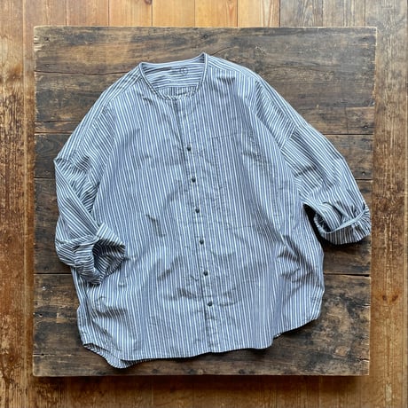 SEEP  Cotton Typewriter “STRIPES” No Collar Sht.