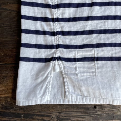 SEEP  Gauze Border BIG – BoatNeck Sht. Piece Dyed