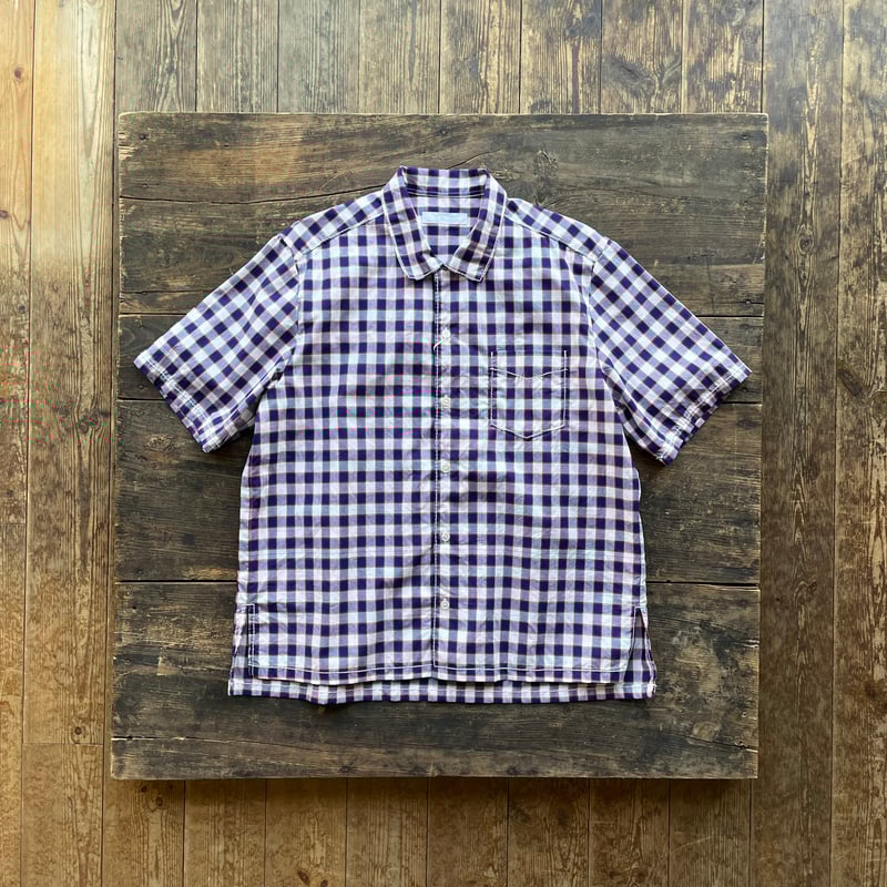【新品・未使用】homspun ホームスパン 花柄 コットン半袖シャツ Yahoo!オークション - homspun ホームスパン 花柄 半袖 ブラウス