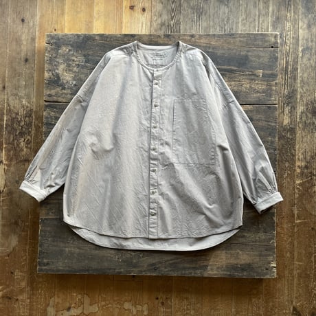 SEEP Cotton&Linen Dungaree Dolman No Collar Sht.
