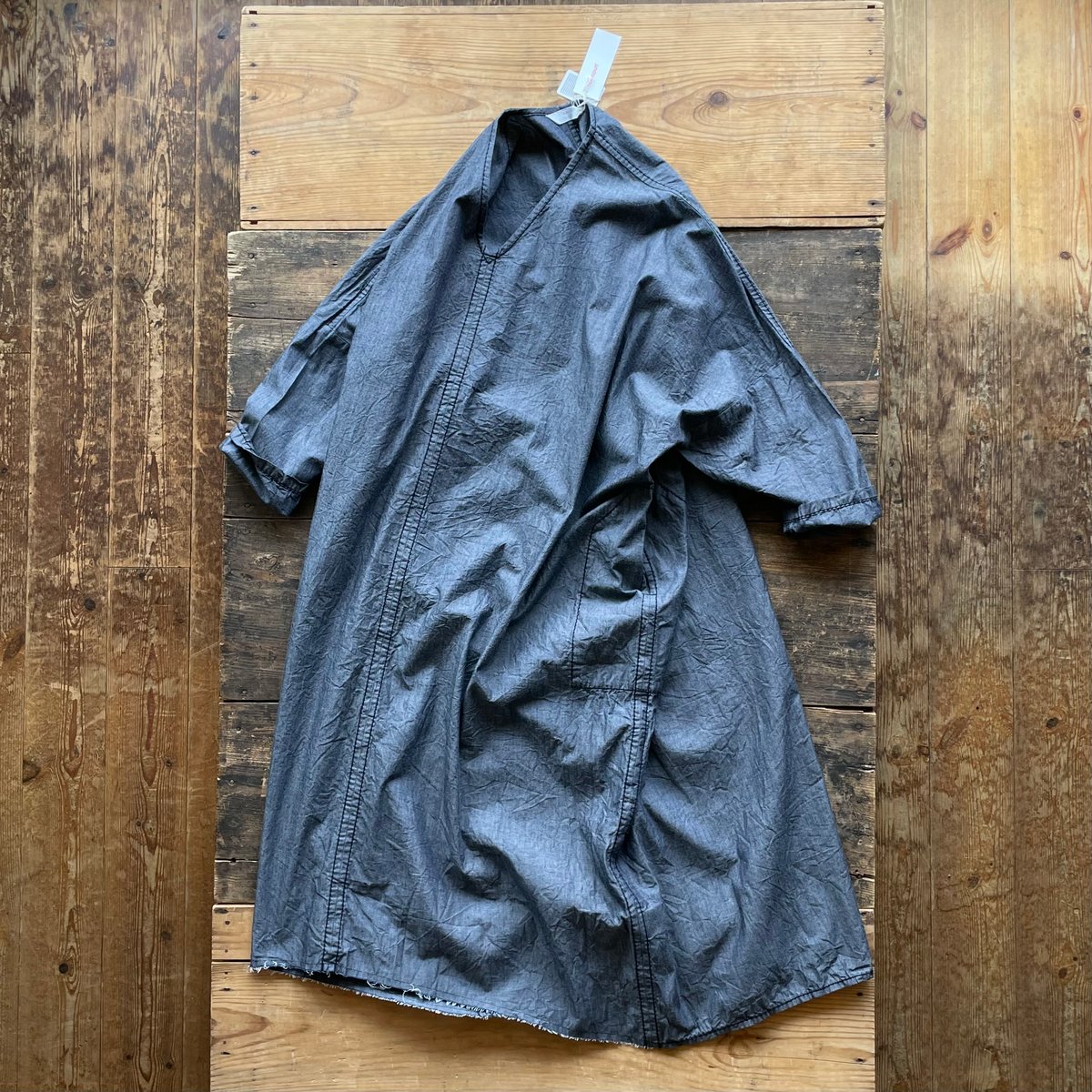 homspun ライトオンス シャンブレー プルオーバーワンピース | SEEP STORE