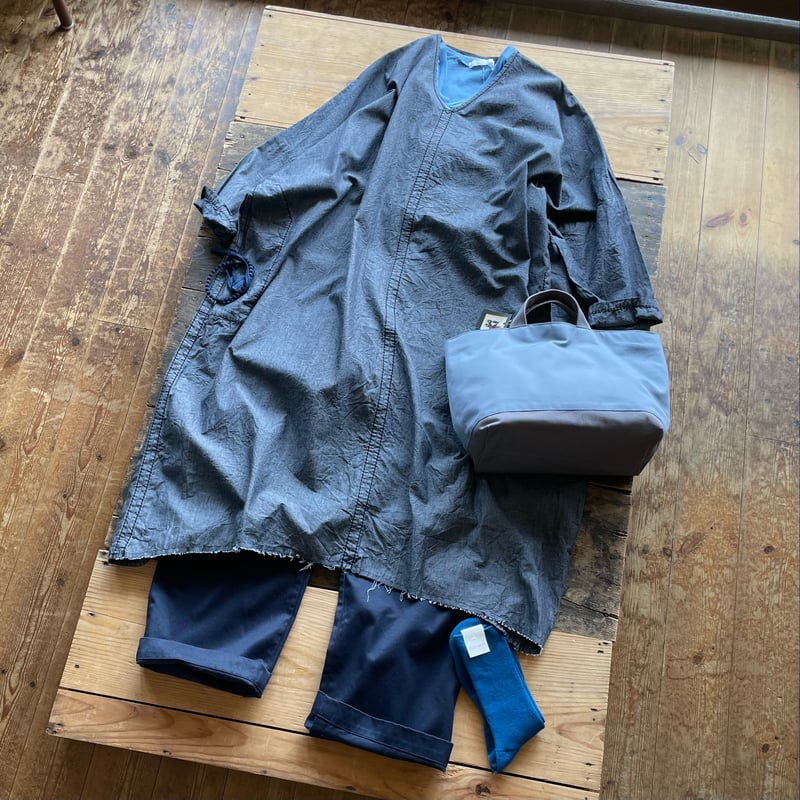 homspun ライトオンス シャンブレー プルオーバーワンピース | SEEP STORE