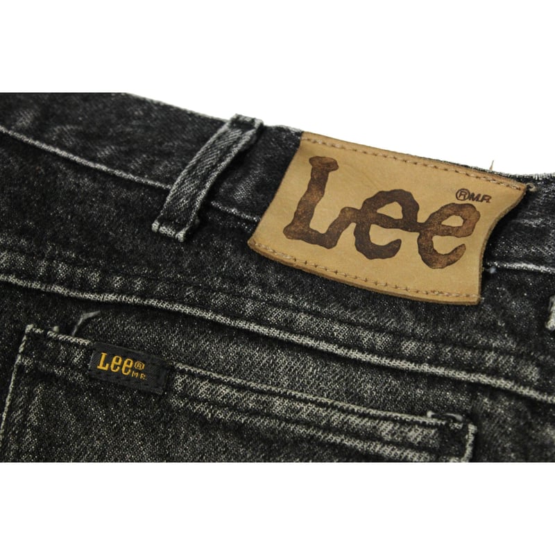 80's Lee 209-0109 Black Denim Pants (36×30) リー