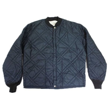 〜70's JCPenny Quilted Liner Jacket (S) Navy JCペニー ナイロン キルティング ライナー ジャケット 紺