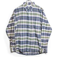 60's Atkinson Traditional  INDIA MADRAS B.D.Shirts (L)  3点留め ボタンダウン マドラスチェック ボタンダウンシャツ