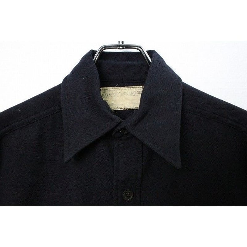 40's NAVAL CLOTHING FACTORY ONE-POCKET CPO WOOL...