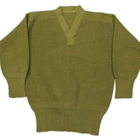 40's USAAF WWII TYPE A-1 V-Neck Wool Knit Sweater Vネック ニットセーター