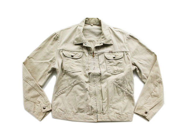 60's Wrangler 77MJZ (42) ラングラー 生成りデニムジャケット 60's Wrangler 77MJZ (42) ラングラー 生成りデニムジャケット