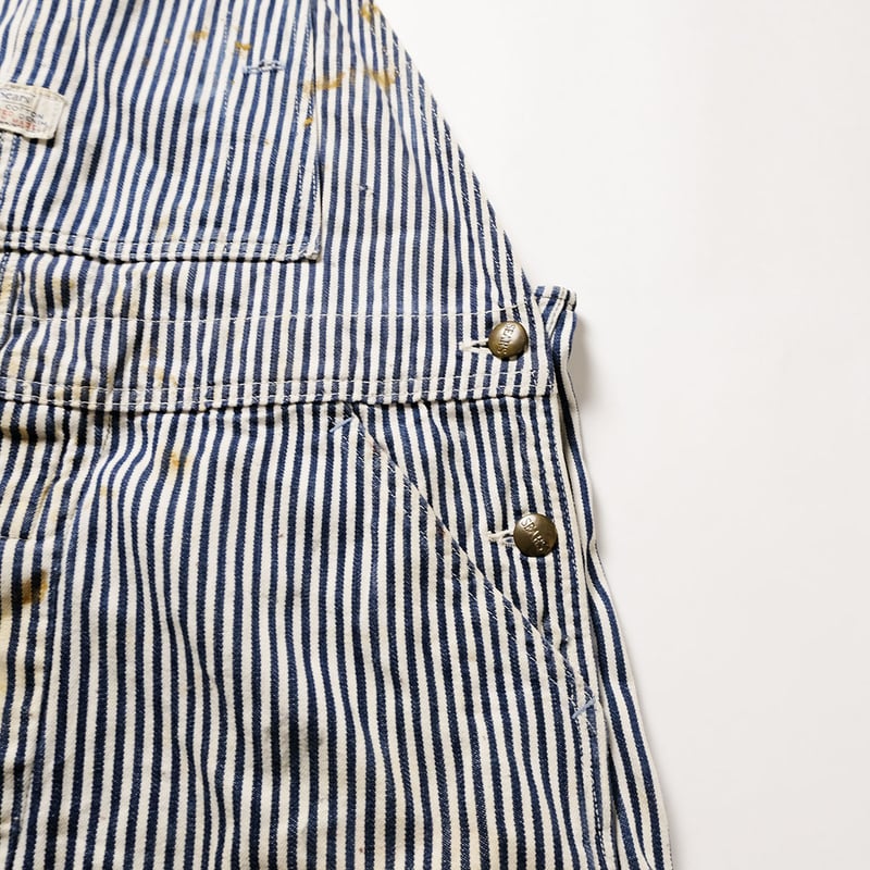 60's Sears Striped Bib Overalls シアーズ ヒッコリー ストラ 60's Sears Striped Bib Overalls シアーズ ヒッコリー ストラ