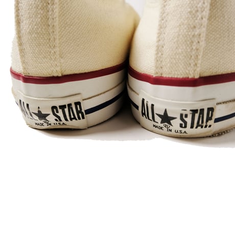 NOS 90’s CONVERSE ALL STAR LOW UNBLEACHED WHITE (11 1/2) デッドストック コンバース  オールスター ロー アンブリーチド ホワイト アメリカ製