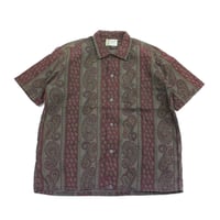 60's Acapulco Paisley All Over Print S/S SHIRT (L) ペイズリー 総柄プリント ショートプリントシャツ