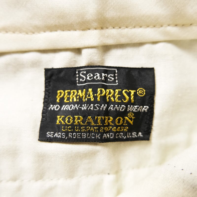NOS 70's SEARS ROEBUCK Poly×Cotton Tapered Work