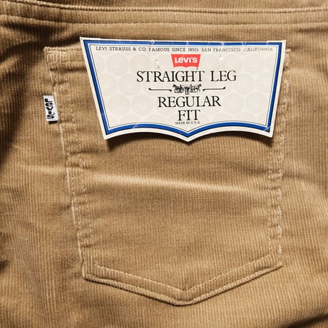 NOS 80's Levi's 519 1523 Corduroy Pants (33×30) デッドストック リーバイス ストレート コーデュロイパンツ ライトブラウン系