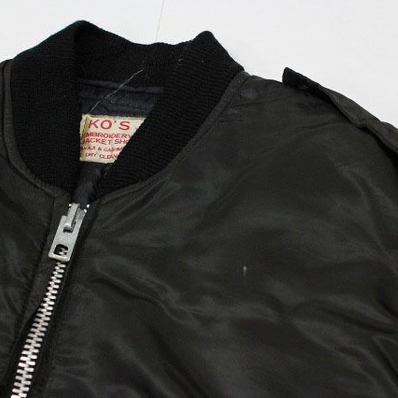 70's KO'S MA-1 Style KOREA SOUVENIR JACKET (40)...