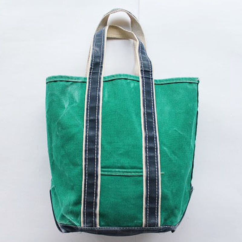 80's L.L.BEAN DELUXE BOAT&TOTE TALL SIZE GREEN/...